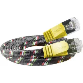 Wirewin SLIM ST6 5 GE - Cat.6 SLIM-Tough -kaapeli, F/FTP, 5,0 m, keltainen PKW-TOUGH-STP-K6 5.0 GE