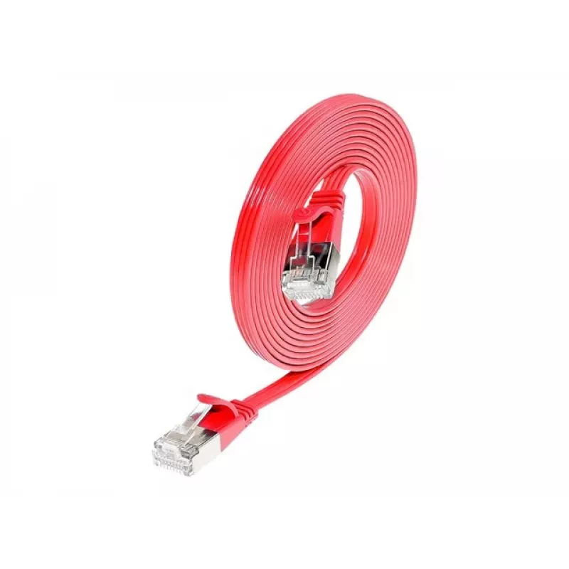 Wirewin Triotronik PKW-STP-SLIM-KAT6 5.0 RT Cat6 U/FTP Slim Ethernet -liitäntäkaapeli, 5 m, musta