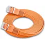Wirewin Triotronik 0,15 m Cat6 U/FTP -liitäntäkaapeli, RJ-45-RJ-45, oranssi PKW-STP-SLIM-KAT6 0.15 OR