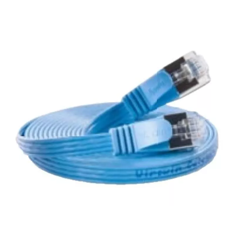 Wirewin Triotronik Cat6 U/FTP Slim -liitäntäkaapeli, 0,5 m, violetti PKW-STP-SLIM-KAT6 0.5 VT