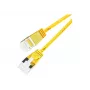 Wirewin Slim Round U/FTP Cat 6a -verkkokaapeli, 7,0 m, keltainen, PoE, 10 Gbps PKW-LIGHT-STP-K6A 7.0 GE
