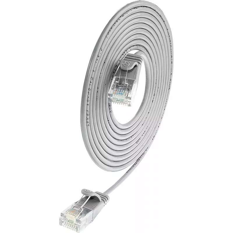 Wirewin SLIM UL6 1,5 m harmaa Cat.6 U/UTP Slim-Light Ethernet -verkkokaapeli (PKW-LIGHT-K6 1.5)
