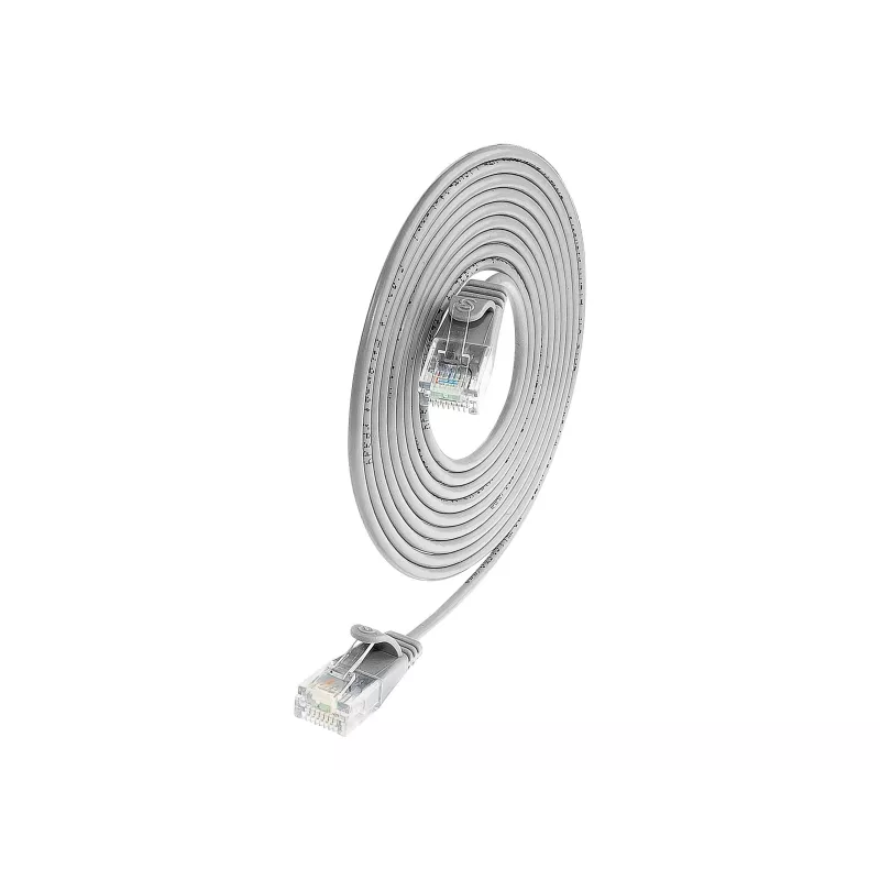 Wirewin SLIM UL6 1,5 m harmaa Cat.6 U/UTP Slim-Light Ethernet -verkkokaapeli (PKW-LIGHT-K6 1.5)