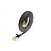 Wirewin Cat6a U/FTP Slim -verkkokaapeli, RJ45, 2 m, musta PKW-STP-SLIM-K6A 2.0 SW