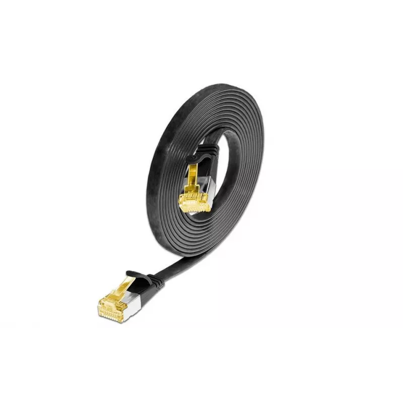 Wirewin Cat6a U/FTP Slim -verkkokaapeli, RJ45, 2 m, musta PKW-STP-SLIM-K6A 2.0 SW