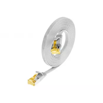 Wirewin Cat6a U/FTP Slim -verkkokaapeli 7 m valkoinen PKW-STP-SLIM-K6A 7.0 WS