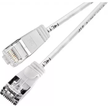 Wirewin Triotronik PKW-LIGHT-STP-K6 5.0 WS - Cat6 STP -verkkokaapeli, RJ-45 uros/uros, 5 m, valkoinen