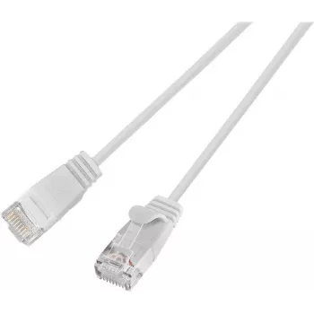 Wirewin SLIM UL6 1 WS - Cat.6 Slim-Light -verkkokaapeli, U/UTP, 1,0 m, valkoinen (PKW-LIGHT-K6 1.0 WS)
