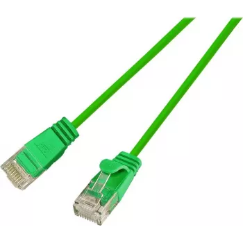 Wirewin SLIM UL6 1.5 GN - Cat.6 Slim-Light -kaapeli, U/UTP, 1,5 m, vihreä (PKW-LIGHT-K6 1.5 GN)
