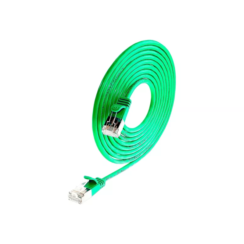 Wirewin Triotronik PKW-LIGHT-STP-K6 0.15 GN Cat6 suojattu verkkokaapeli, vihreä, 0,15 m