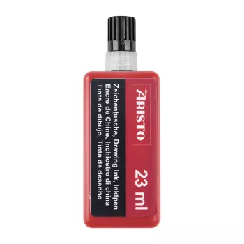 ARISTO piirustustussi punainen 23 ml, 1 pullo (AR64803)