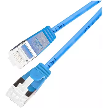 Wirewin Light -verkkokaapeli pyöreä U/FTP Cat 6a sininen 3,0 m ohut joustava PoE PKW-LIGHT-STP-K6A 3.0 BL