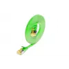 Wirewin Cat6a U/FTP Slim -verkkokaapeli, 0,1 m, vihreä, RJ45, 10 Gbps PKW-STP-SLIM-K6A 0.1 GN