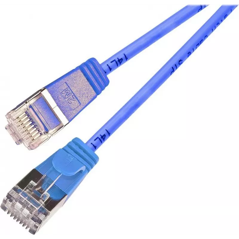 Wirewin Triotronik PKW-LIGHT-STP-K6 2.0 BL Cat6 suojattu verkkokaapeli, 2 m, sininen