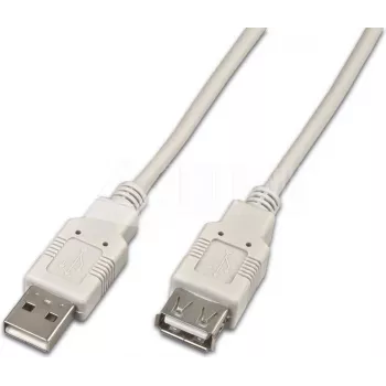 Wirewin USB A-A MF 1.0 GR USB-kaapeli 1 m USB 2.0 harmaa