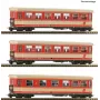 Roco 6240004 H0e 3-osainen sarja ÖBB-matkustajavaunut