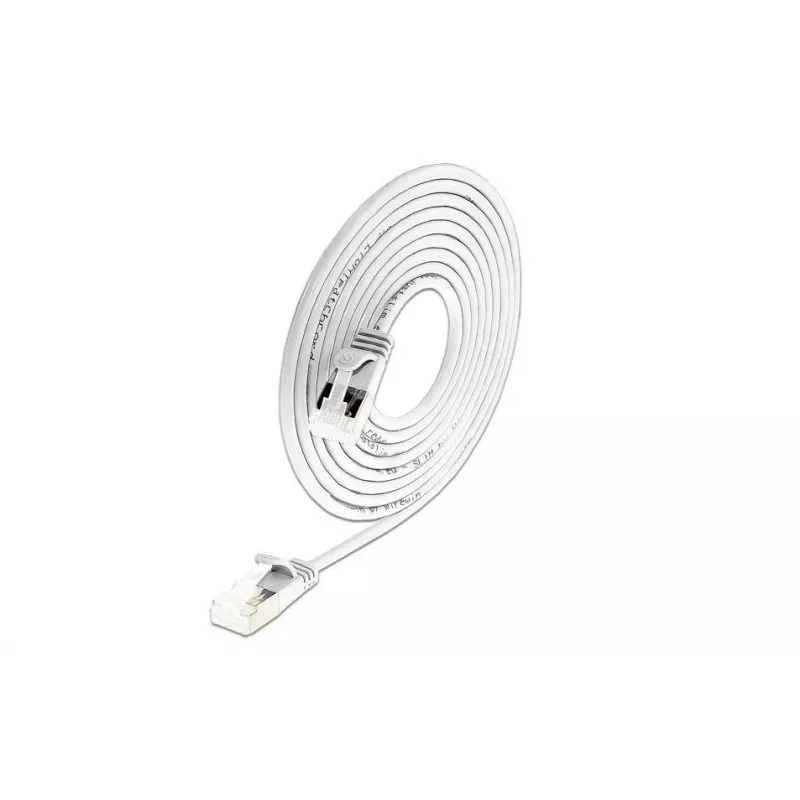 Wirewin Cat 6a U/FTP Slim pyöreä verkkokaapeli 7 m valkoinen PKW-LIGHT-STP-K6A 7.0 WS