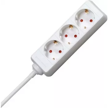 HEINRICH KOPP 3-osainen jatkopistorasia 45° käännetyillä pistorasioilla, 5 m kaapeli H05VV-F 3G1.5mm², 16A, 250V 128690659