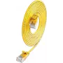 Wirewin Cat6A Slim Ethernet -verkkokaapeli, U/UTP, 1 m, keltainen, 10Gbps SLIM-L-UU-K6A 1.0 YE