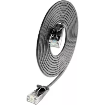 Wirewin SLIM CAT6A 10 Gigabit Slim -verkkokaapeli, U/UTP, 3,6 mm halkaisija, musta, 1,5 m SLIM-L-UU-K6A 1.5 BK