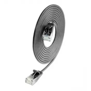 Wirewin SLIM CAT6A 10 Gigabit Slim -verkkokaapeli, U/UTP, 3,6 mm halkaisija, musta, 1,5 m SLIM-L-UU-K6A 1.5 BK