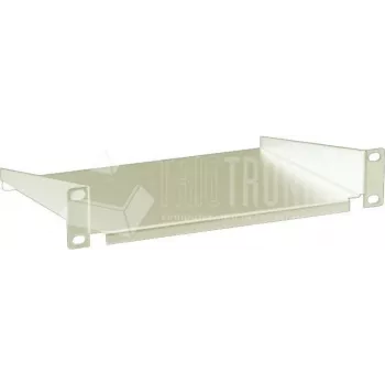 Wirewin 10 tuuman kiinteä rack-hylly, harmaa (1U, 15 kg) SHELF 10IN