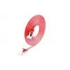 Wirewin Light -patchkaapeli pyöreä U/FTP Cat 6a punainen 2,0m ohut joustava PoE (PKW-LIGHT-STP-K6A 2.0 RT)