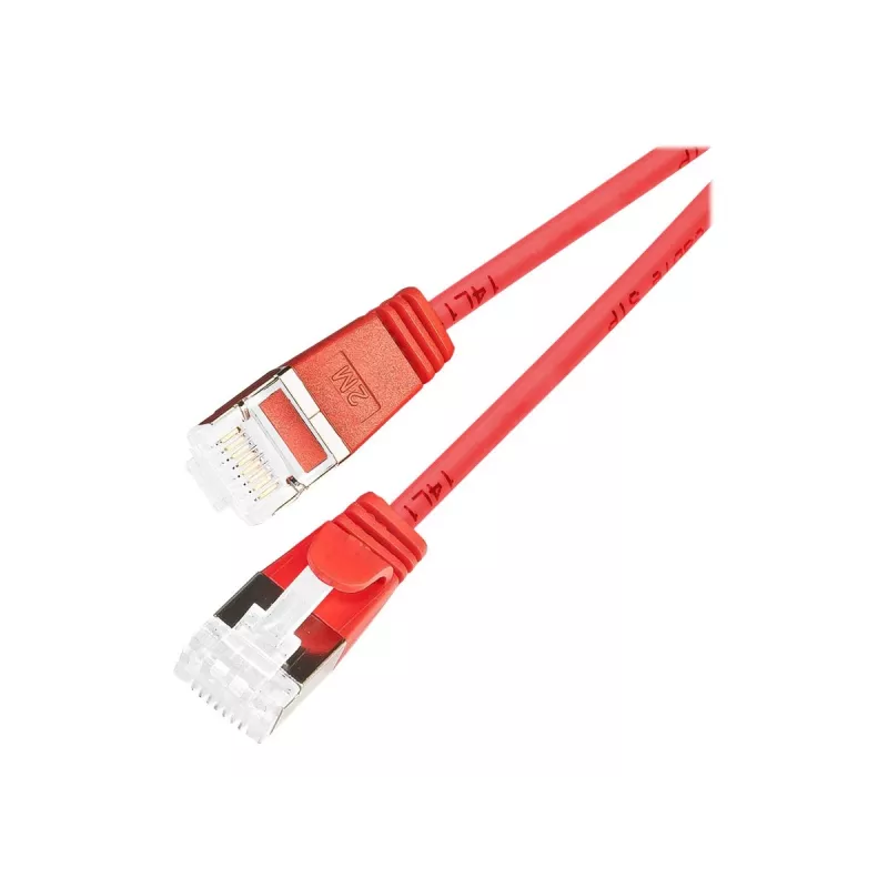 Wirewin Cat 6a U/FTP ohut Ethernet-patchkaapeli, 7m, punainen PKW-LIGHT-STP-K6A 7.0 RT