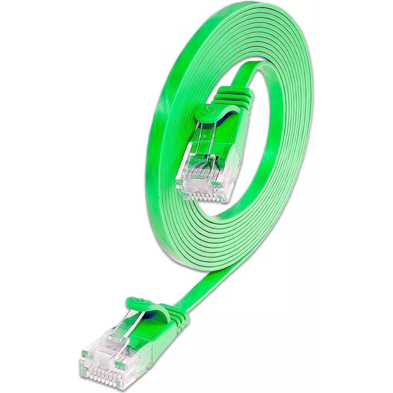 Wirewin Cat.6 U/UTP ohut Ethernet-patchkaapeli, 0,15 m, vihreä PKW-SLIM-KAT6 0.15 GN