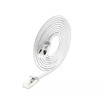 Wirewin PKW-LIGHT-STP-K6A 0.5 WS Cat 6a U/FTP Slim Round -patch-kaapeli, PoE, 0,5 m, valkoinen