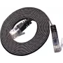 Wirewin Triotronik PKW-SLIM-KAT6 1.0 SW - Cat6 U/UTP ohut Ethernet-patchkaapeli, RJ-45-liitin liittimeen, 1 m, musta