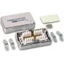 Wirewin CB KAT6 STP suojattu verkkopistorasia, 2x RJ45, pinta-asennus, harmaa