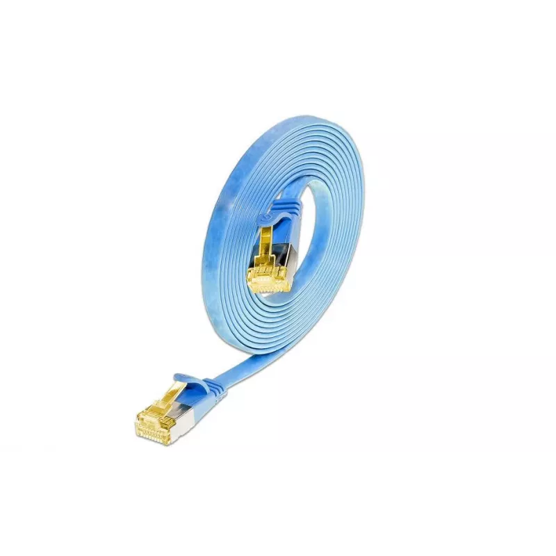 Wirewin Cat6a U/FTP ohut Ethernet-patchkaapeli, RJ-45, sininen, 5 m PKW-STP-SLIM-K6A 5.0 BL