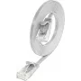 Wirewin Cat.6 ohut U/UTP patchkaapeli, 1,0 m, valkoinen PKW-SLIM-KAT6 1.0 WS