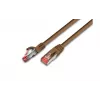 Wirewin PKW-PIMF-KAT6 50.0 BR - Cat6a S/FTP verkkokaapeli, 50 m, ruskea