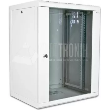 Wirewin 19 tuuman seinäkotelo, yksiosainen, 600x560 mm, 9U (WCAB 600X560X9U)