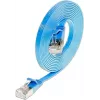 Wirewin Triotronik 0,15 m Cat6 U/FTP Slim Ethernet -patchkaapeli, RJ45 uros-uros, sininen PKW-STP-SLIM-KAT6 0.15 BL