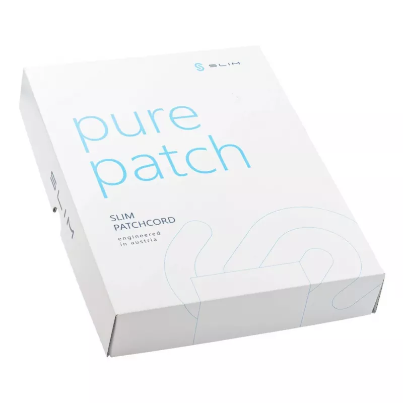 Wirewin SLIM-LS-K6A 0.25 BL 50 Cat.6A U/FTP Slim Ethernet -patchkaapeli, 0,25 m, sininen, 50 kpl:n pakkaus
