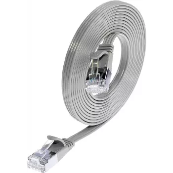 Wirewin SLIM S6 1,5 m harmaa Cat.6 Slim STP (PIMF) Ethernet-verkkokaapeli PKW-STP-SLIM-KAT6 1.5
