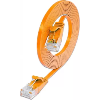 Wirewin Cat.6 Slim U/UTP -verkkokaapeli, 0,25 m, oranssi PKW-SLIM-KAT6 0.25 OR