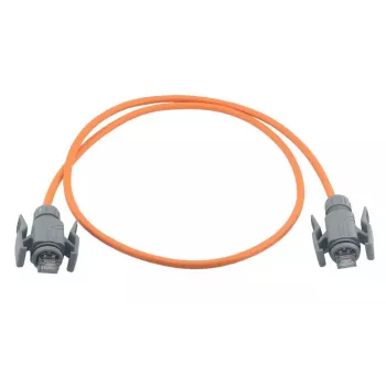 Wirewin Industrial CAT6A S/FTP PUR -verkkokaapeli, 2 m, oranssi, IP67 RJ45 PKW-I2-SF-K6A-PUR 2.0 OR