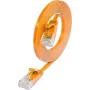 Wirewin Cat.6 Slim -verkkokaapeli U/UTP 0,75 m oranssi PKW-SLIM-KAT6 0.75 OR