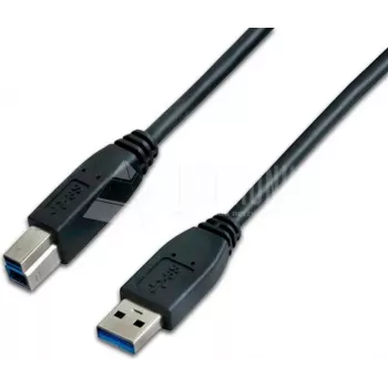 Wirewin USB 3.0 A-B -kaapeli 0,5 m musta USB 3.0 A-B MM 0,5 SW