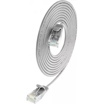 Wirewin Cat.6 Slim-Light -verkkokaapeli U/UTP 0,5 m harmaa (PKW-LIGHT-K6 0.5)