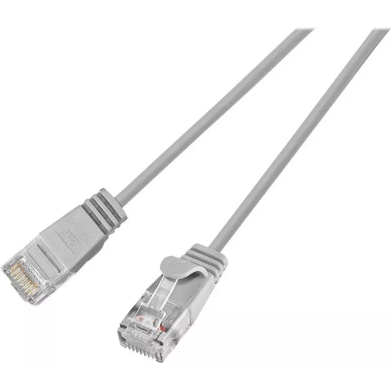 Wirewin Cat.6 Slim-Light -verkkokaapeli U/UTP 0,5 m harmaa (PKW-LIGHT-K6 0.5)