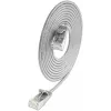 Wirewin SLIM KAT6A 10 Gigabit Light patchkaapeli pyöreä, U/UTP, Ø 3,6 mm, harmaa (SLIM-L-UU-K6A 0.1)