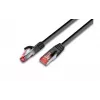 Wirewin PKW-STP-K5E 0.25 SW Cat.5e F/UTP -verkkokaapeli, 0,25 m, musta