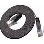 Wirewin Cat.6 Slim patchkaapeli U/UTP 25 m musta PKW-SLIM-KAT6 25.0 SW