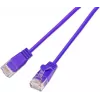 Wirewin SLIM KAT6A 10 Gigabit Light patchkaapeli, U/UTP, Ø 3,6 mm, violetti, 0,15 m (SLIM-L-UU-K6A 0.15 VT)