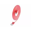 Wirewin SLIM UL6 2 RT - Cat.6 Slim-Light kaapeli, U/UTP, 2,0 m, punainen (PKW-LIGHT-K6 2.0 RT)